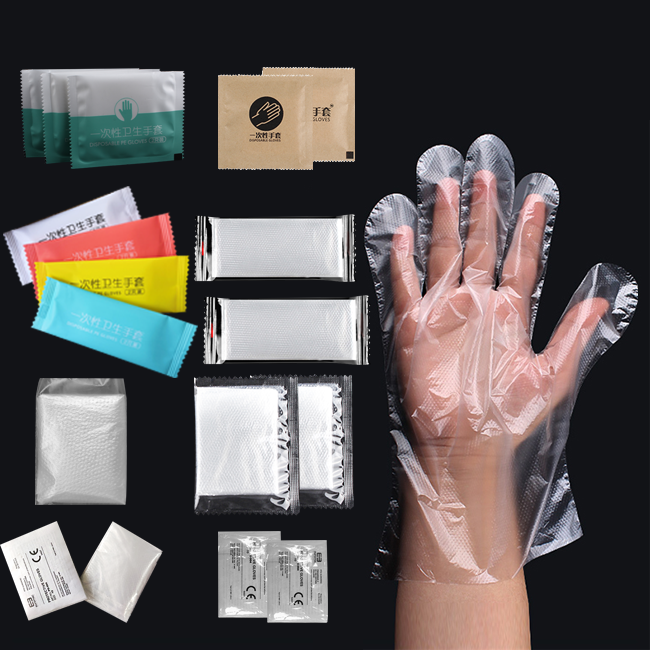Factory High-quality Food And Catering Transparent PE Gloves