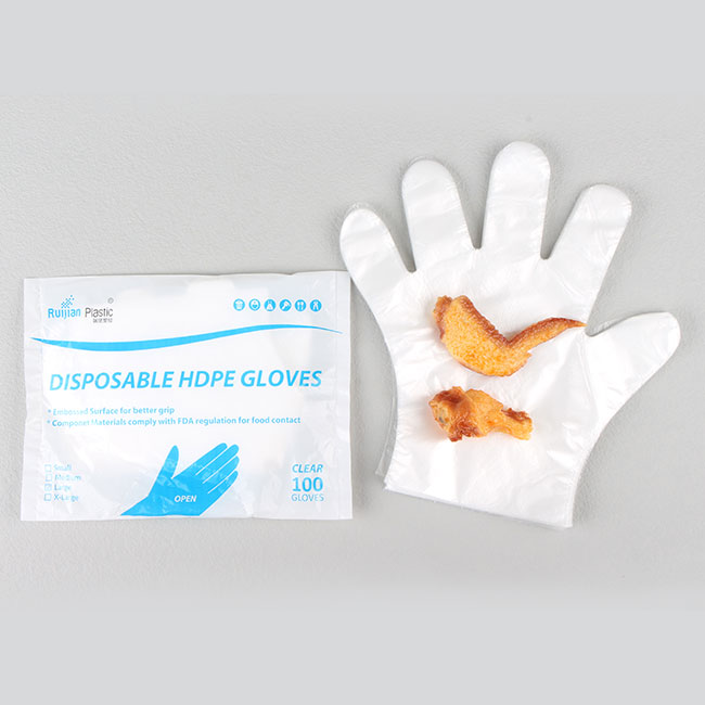 Disposable PE Gloves on Bags Personal Protecting, Cleaning,washing, Household Plastic Gloves